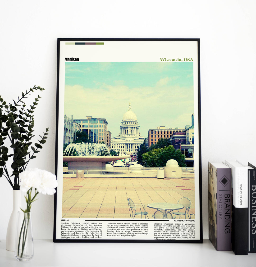 Madison print and poster – the perfect Madison art decor for your home