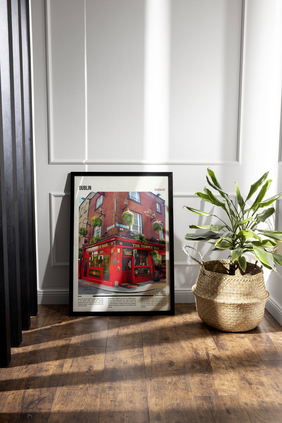 Colorful Dublin wall art a stunning addition to any space Includes digital download for convenience