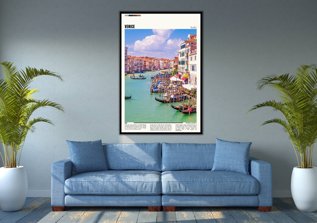Enchanting Venezia photography print capturing the magic of Italy. Transport yourself to the streets of Venice with this dreamy art piece