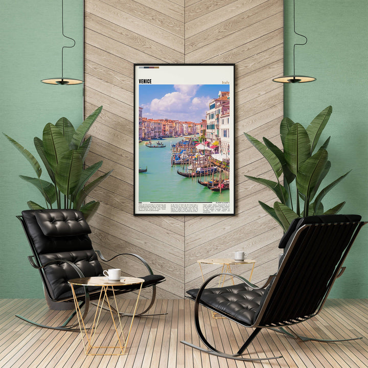 Serene Venice photography art print perfect for relaxation spaces. Let the beauty of Italy soothe your soul with this tranquil print