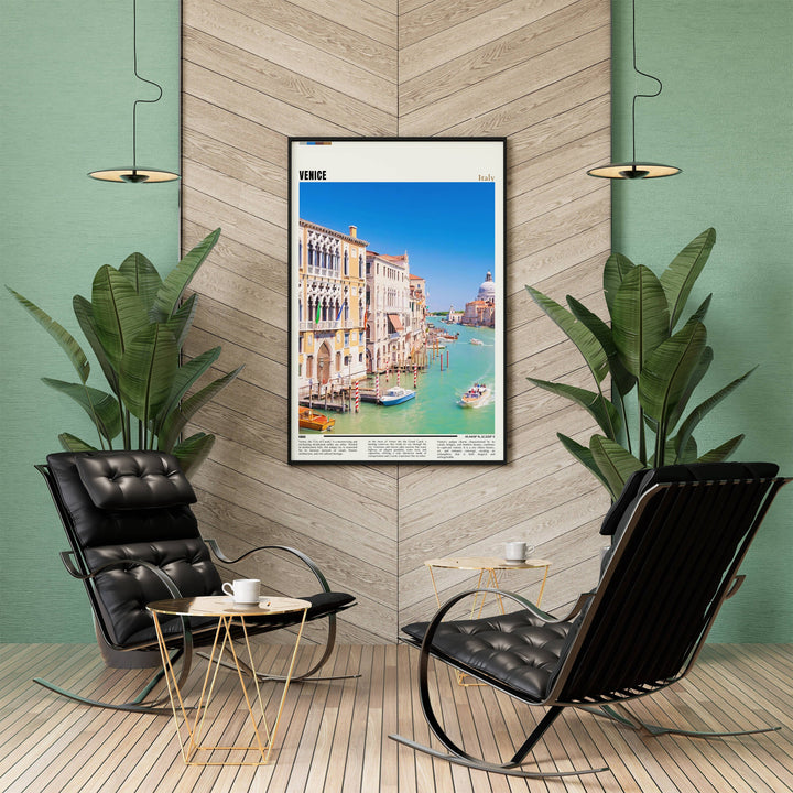 Enchanting Venice art print sophisticated accent for your home. Elevate your decor with the beauty of Italy captured in this exquisite print.