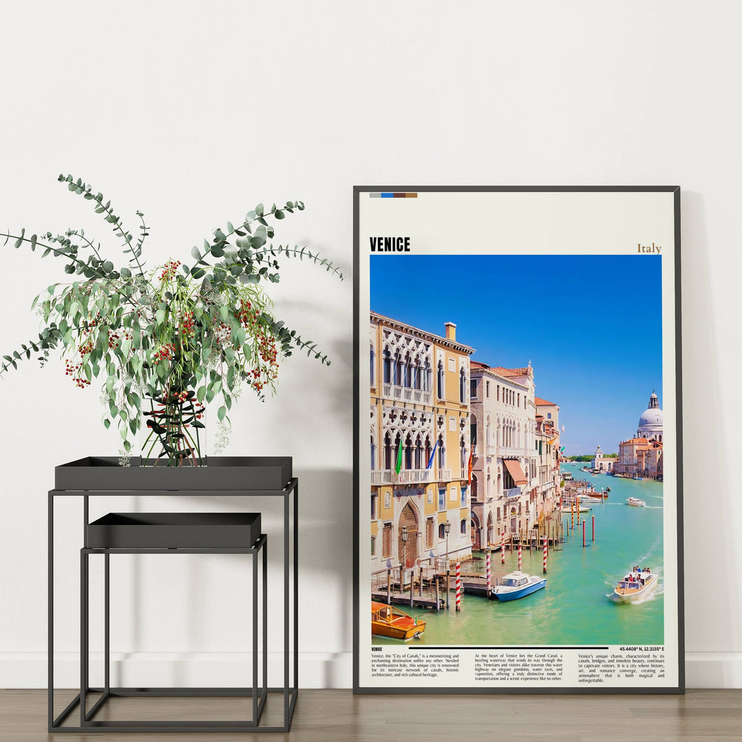 Elegant Venezia art print timeless piece for your home decor. Showcase your love for travel and Italy with this exquisite photography.