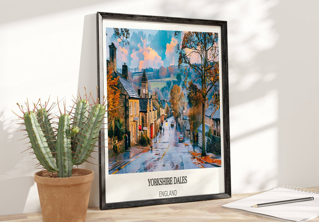 Experience the Splendor of Yorkshire Dales with this Art Print, a Thoughtful UK Housewarming Choice