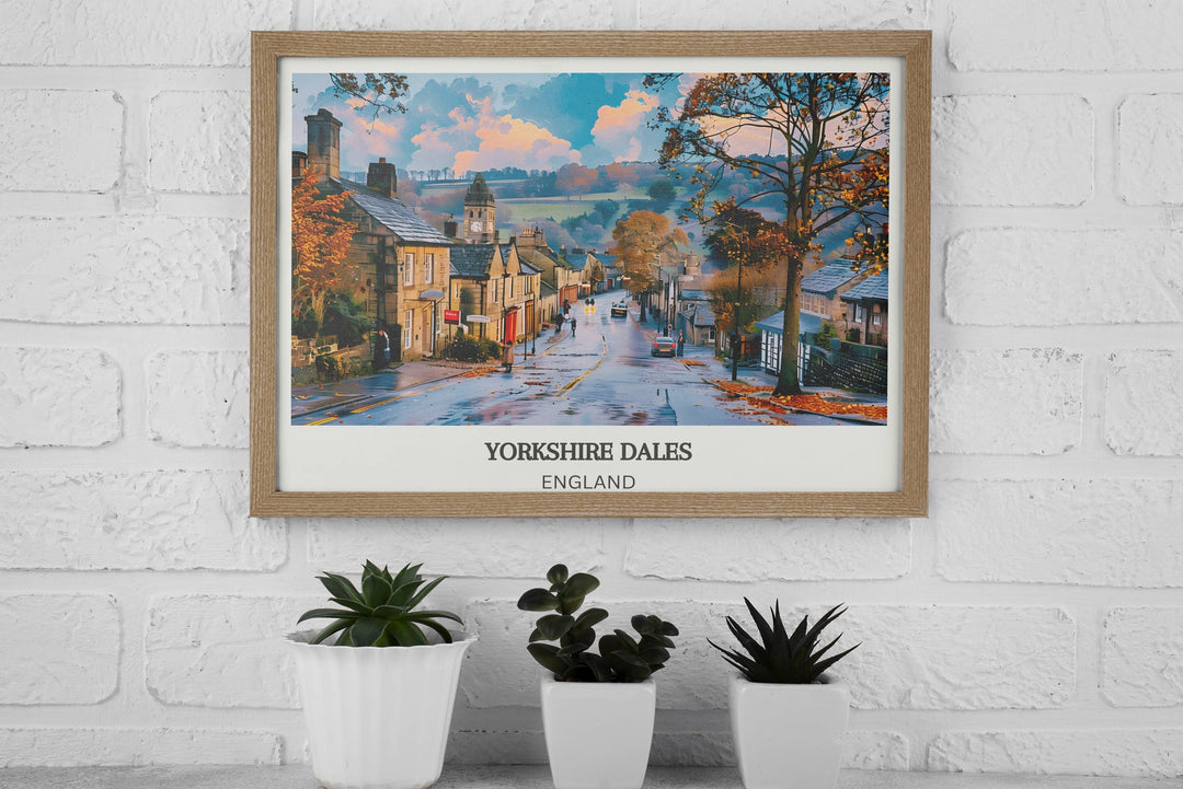 Gift-worthy Yorkshire Dales Art Print capturing the serene English countryside. Perfect UK Housewarming Gift. Discover Dales Wall Art
