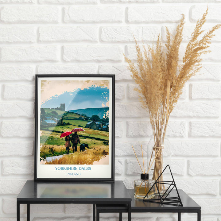 Enchanting Yorkshire Dales Art Print, the Ultimate UK Gift for Housewarming. Explore Dales Wall Art Now