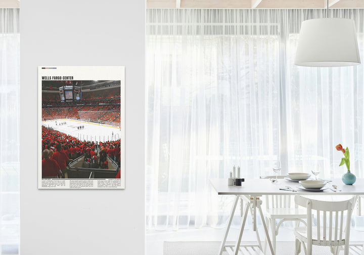 a hockey game is being played in a white room