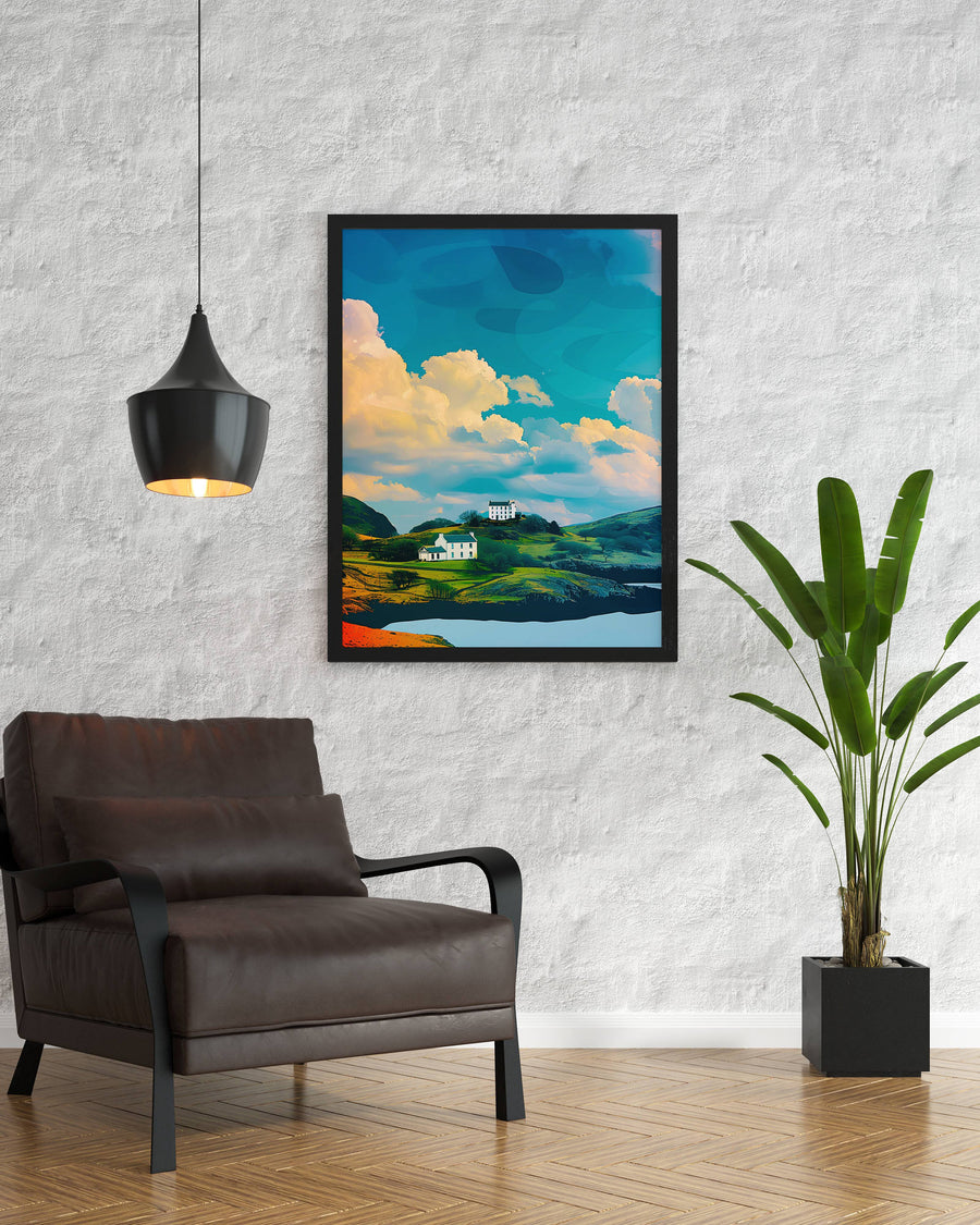 Snowdonia artwork capturing the essence of the National Parks beauty. Great for adding a touch of adventure to your living space.