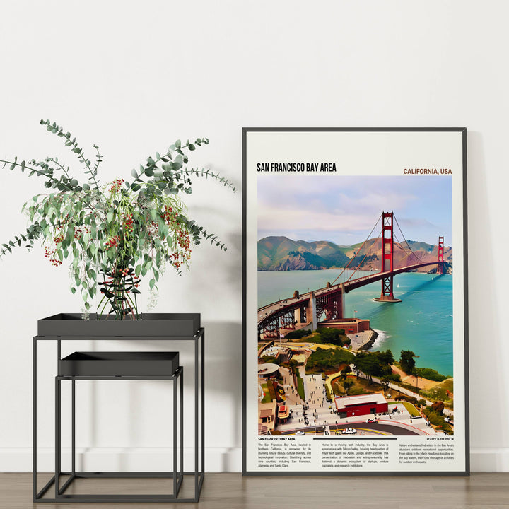 Iconic San Francisco Golden Gate Bridge image, highlighting the beauty of the Bay Area. Perfect for Bay Area enthusiasts.