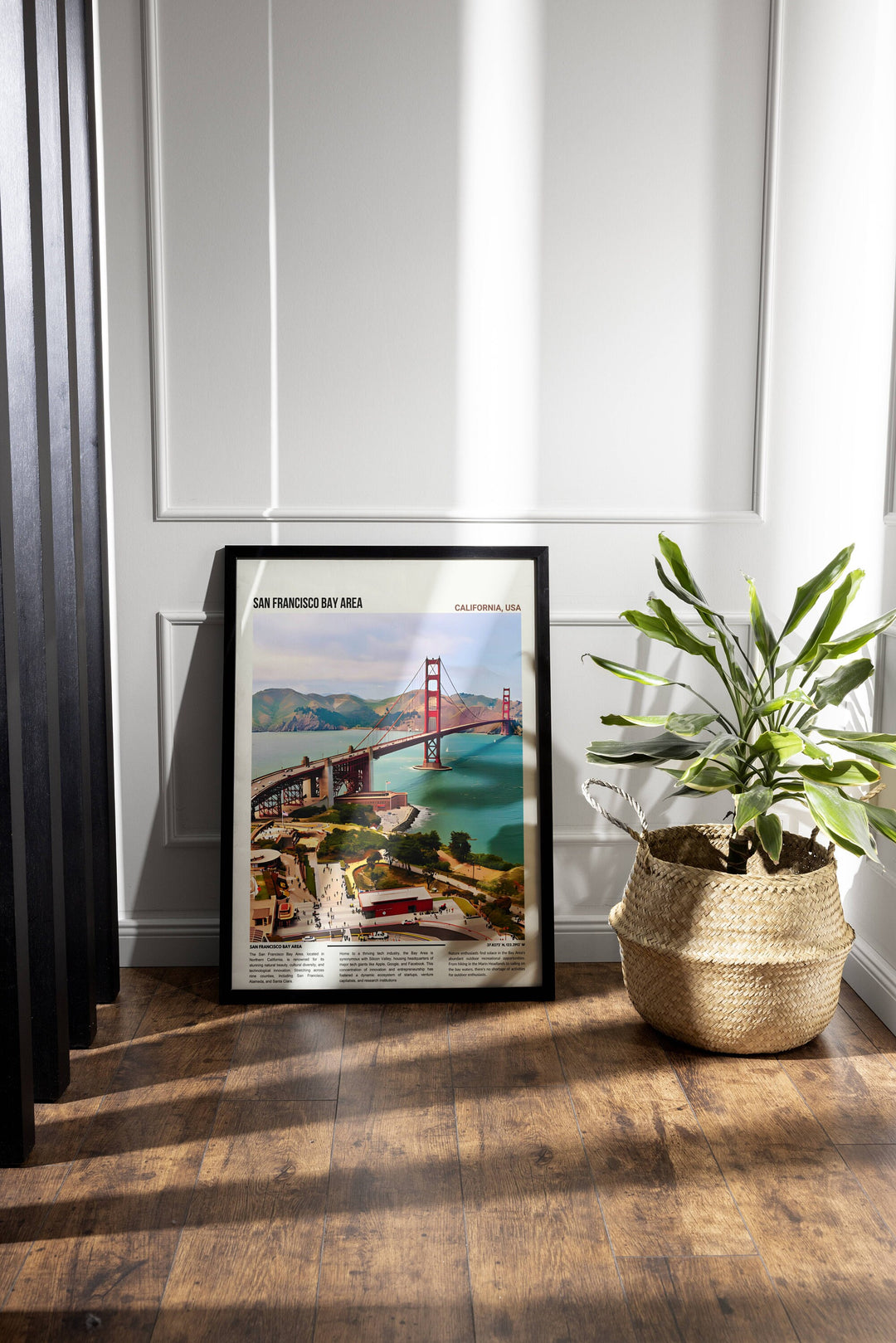 Stunning San Francisco Golden Gate Bridge artwork, showcasing the majesty of the Bay Area. Ideal decor for Bay Area aficionados.