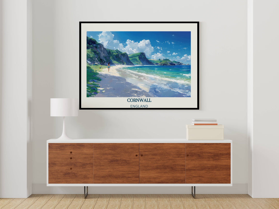 Impressive digital artwork showcasing the charm of Cornwall.