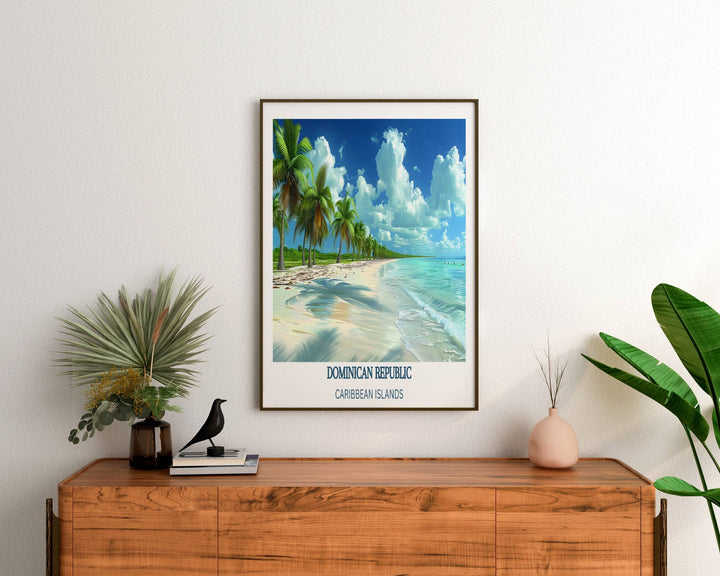 Our Glamorous Dominican Republic Poster would make a consistent impact on your living space by turning it into a cool and elegant place. Anyone who loves art or traveling would immediately become a big lover of this amazing piece of artwork.