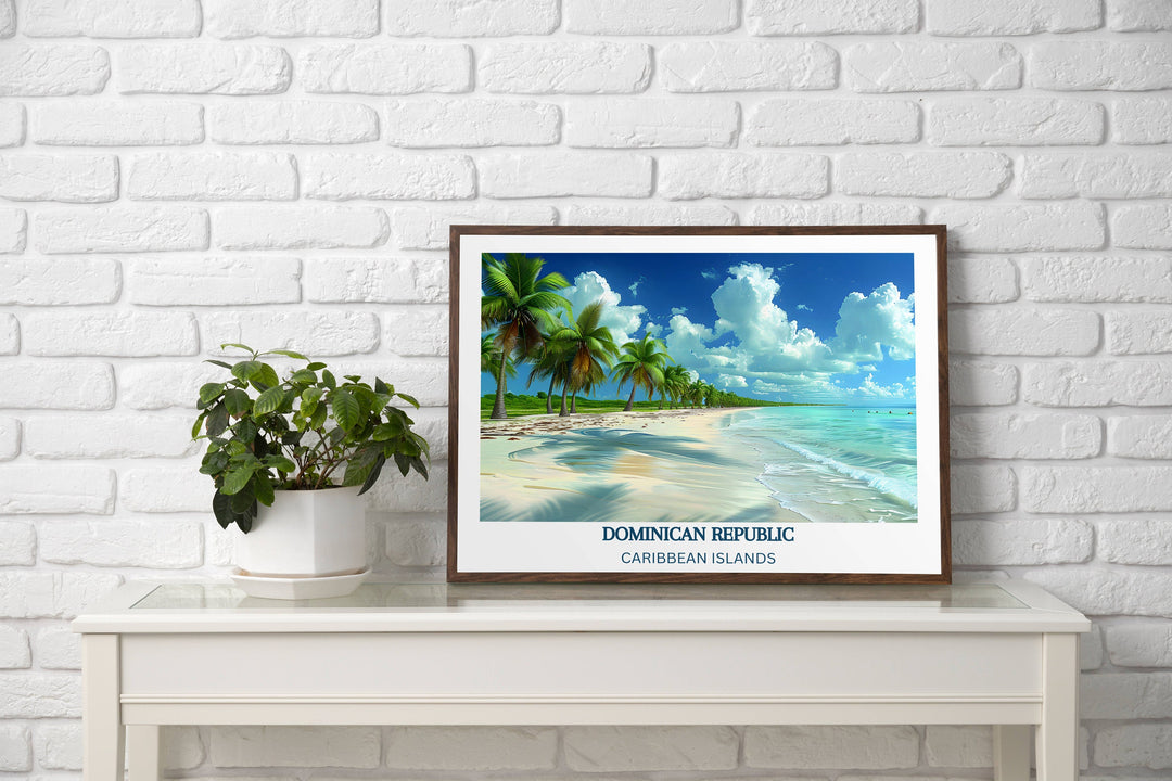 Our Glamorous Dominican Republic Poster would make a consistent impact on your living space by turning it into a cool and elegant place. Anyone who loves art or traveling would immediately become a big lover of this amazing piece of artwork.