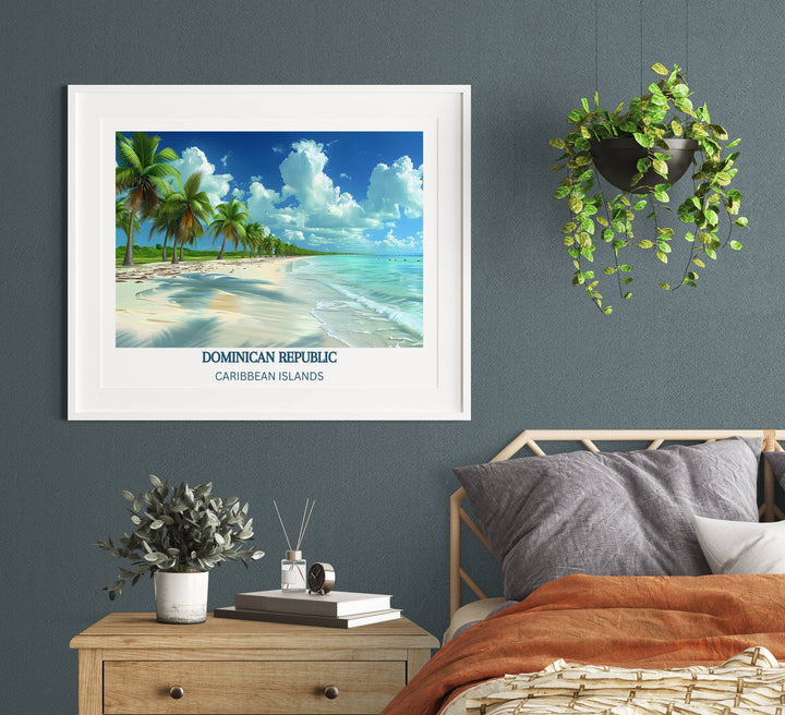 Our Glamorous Dominican Republic Poster would make a consistent impact on your living space by turning it into a cool and elegant place. Anyone who loves art or traveling would immediately become a big lover of this amazing piece of artwork.