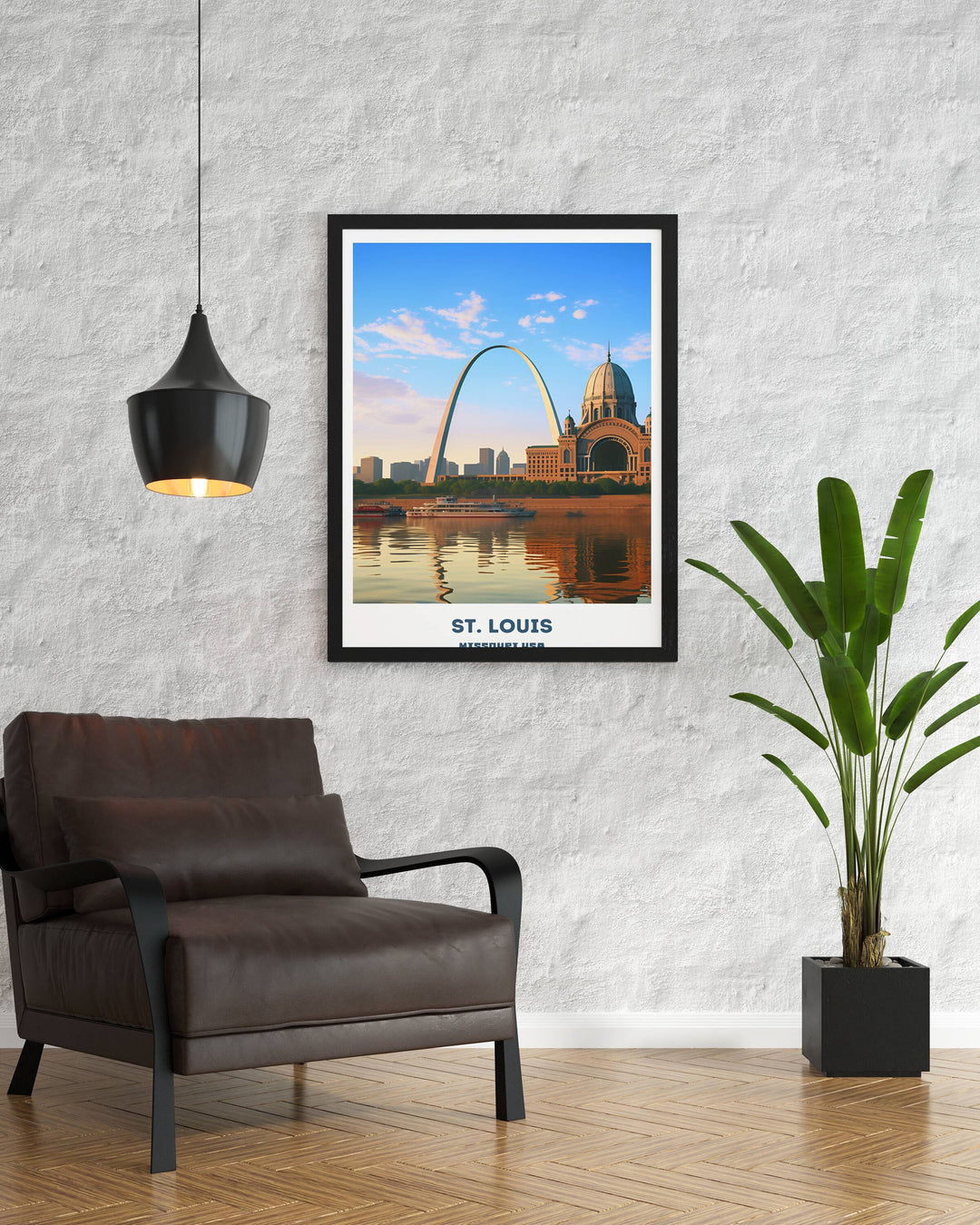 St. Louis map poster detailing city layout. Ideal St. Louis artwork for exploring neighborhoods. Missouri print for city enthusiasts.