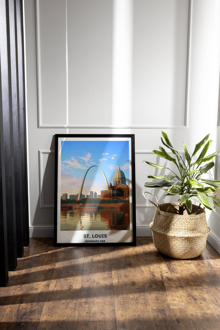 a potted plant sitting on top of a wooden floor