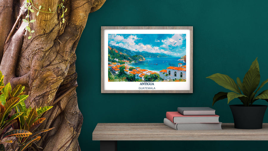 Our Glamorous Antigua Guatemala Wall Art would consistently impact your living space by turning it into a cool and elegant place. Anyone who loves art or traveling would immediately become a big lover of this fantastic artwork.