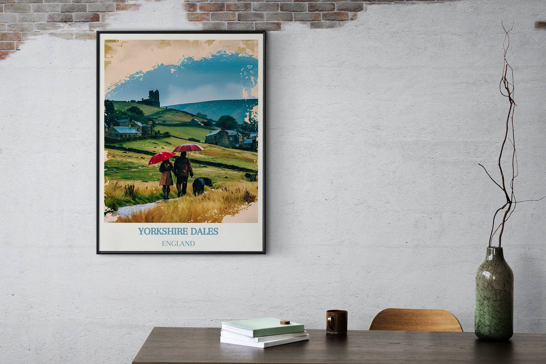 Impress with Dales Art Gift: Yorkshire Dales Print, an Elegant Addition to Any UK Home. Shop Now!