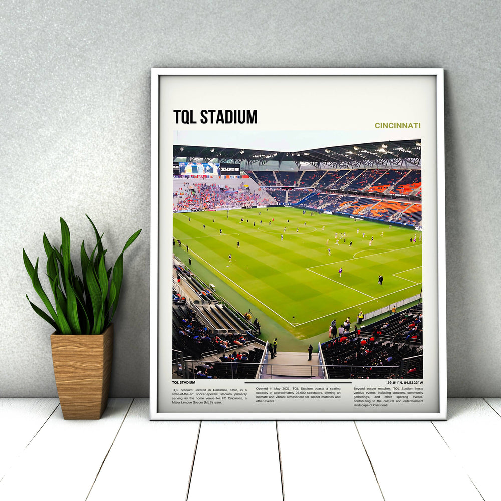 Iconic FC Cincinnati print commemorates their MLS achievements at TQL Stadium