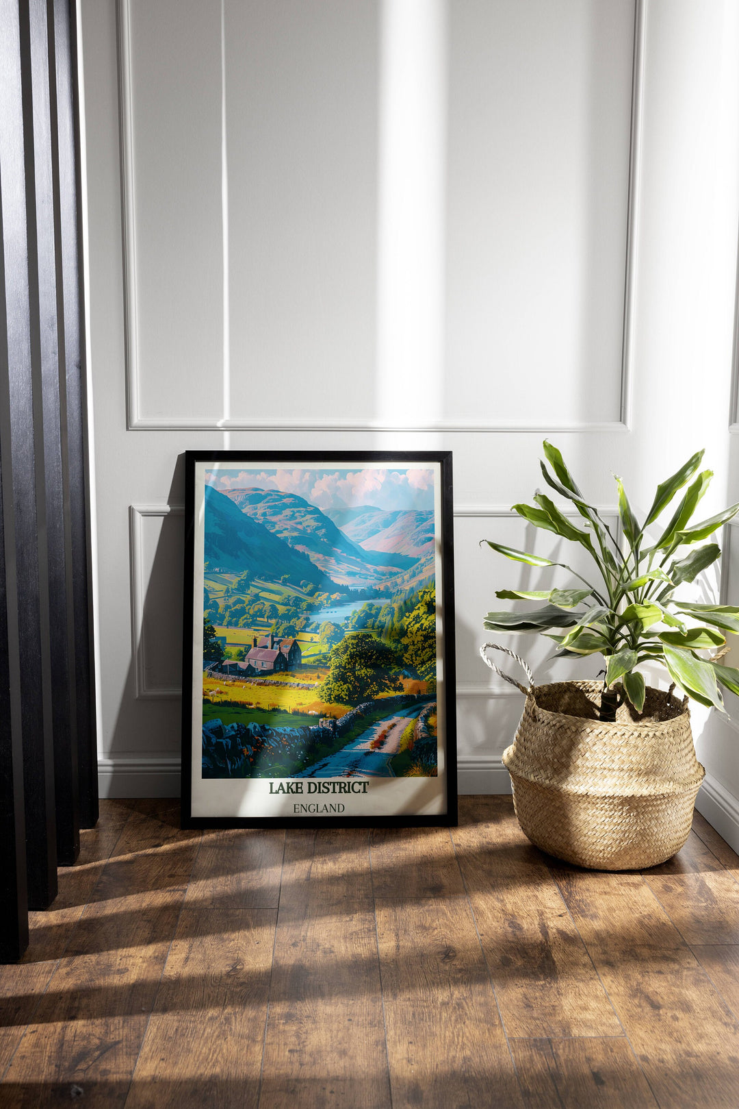 Enchanting Lake District Print capturing the essence of England&#39;s natural splendor. Perfect for adorning walls or giving as a gift