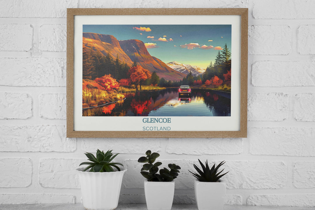 Transform your space with Glencoe wall art, perfect for Scotland lovers, showcasing the rugged beauty of Glencoe, Scotland