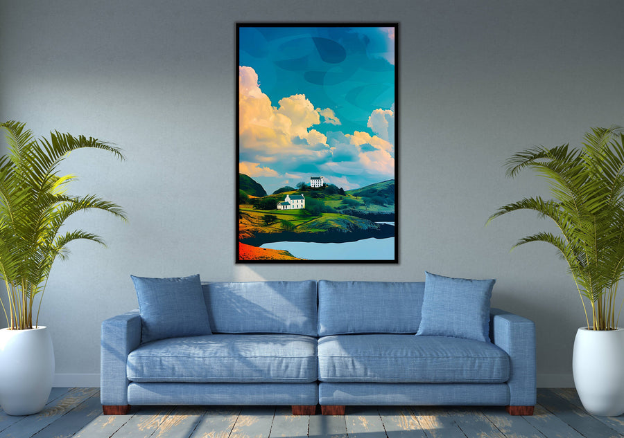 Snowdonia illustration, a stunning depiction of natures wonders. Perfect for those who appreciate the great outdoors.