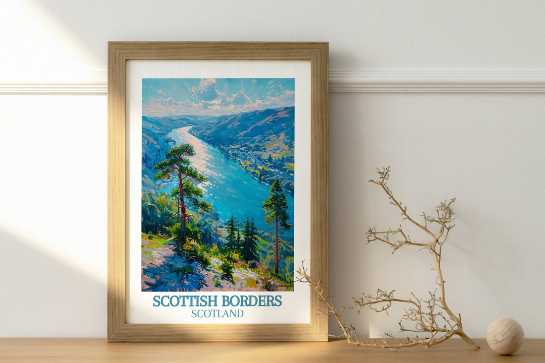 Transform your living space into a Scottish haven with enchanting prints, evoking the magic of Scotland&#39;s landscapes.