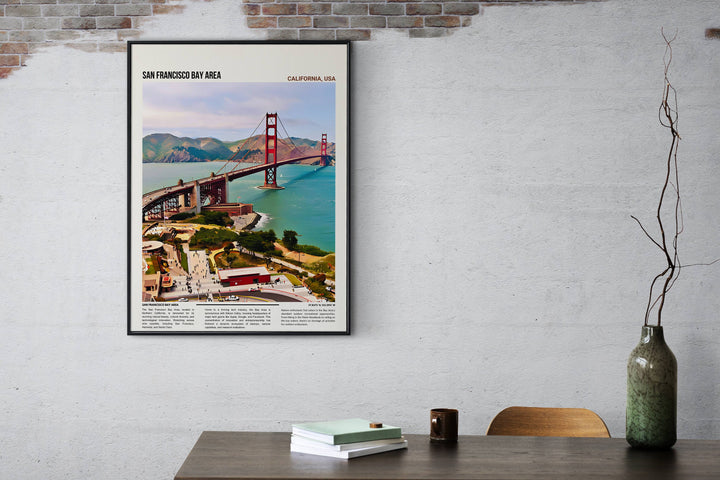 Breathtaking San Francisco Golden Gate Bridge photo, encapsulating the essence of the Bay Area. Perfect Bay Area decor.