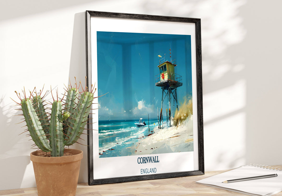 Our Glamorous Cornwall Travel Print will consistently impact your living space by turning it into a cool and elegant place. Anyone who loves art or travelling would immediately become a big lover of this fantastic artwork.