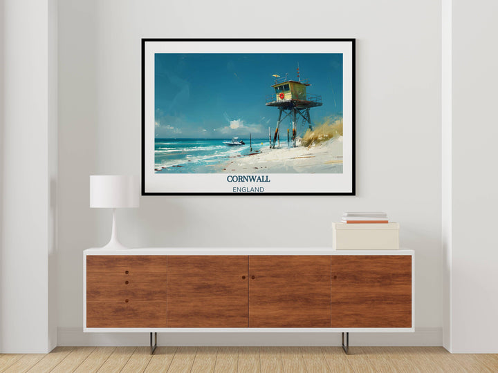 Our Glamorous Cornwall Travel Print will consistently impact your living space by turning it into a cool and elegant place. Anyone who loves art or travelling would immediately become a big lover of this fantastic artwork.