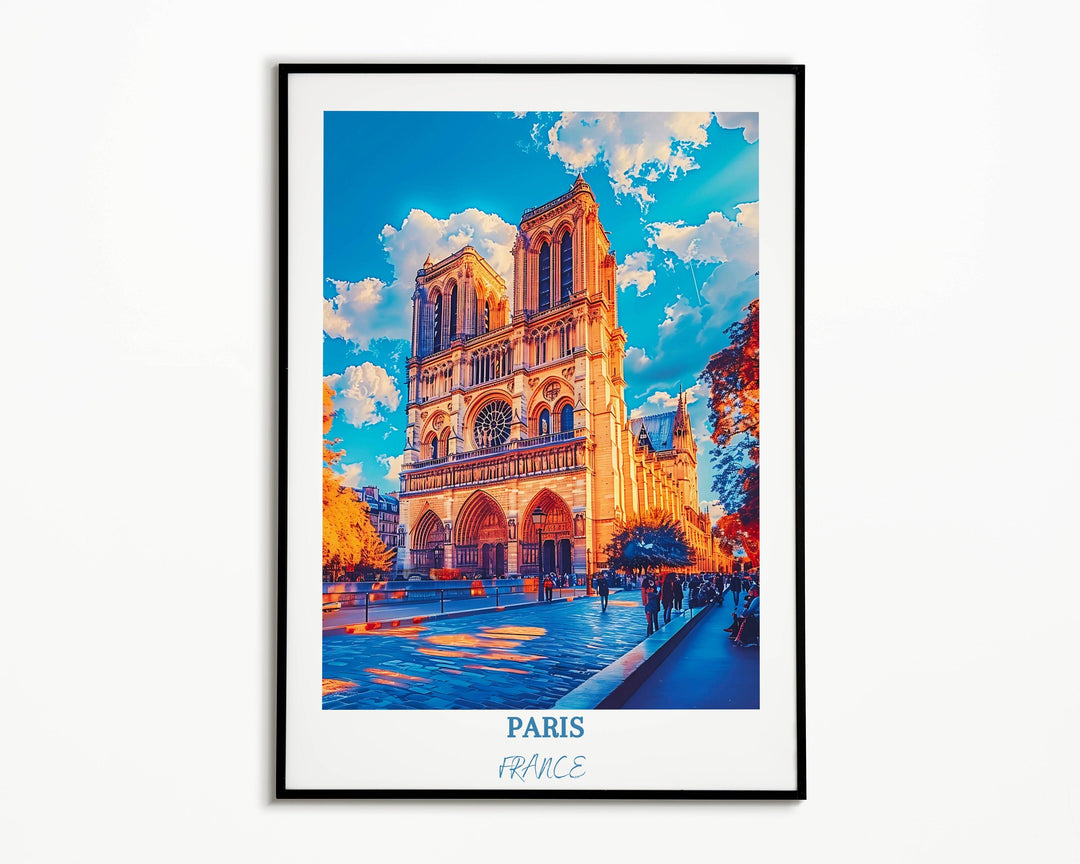 Dream of Parisian adventures with this enchanting wall art featuring the Louvre Museum. A chic addition to any travel lovers collection.