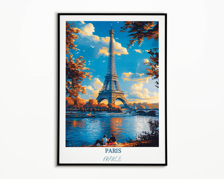 Add a touch of Parisian elegance to your space with this enchanting wall art featuring the iconic Eiffel Tower. The perfect Paris souvenir.
