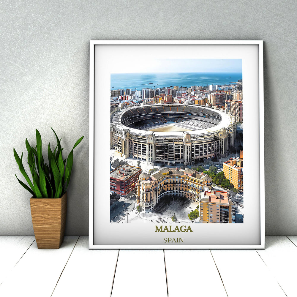 Our Glamorous Malaga Wall Art would make a consistent impact on your living space by turning it into a cool and elegant place.