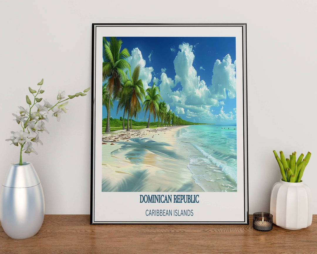 Our Glamorous Dominican Republic Poster would make a consistent impact on your living space by turning it into a cool and elegant place. Anyone who loves art or traveling would immediately become a big lover of this amazing piece of artwork.