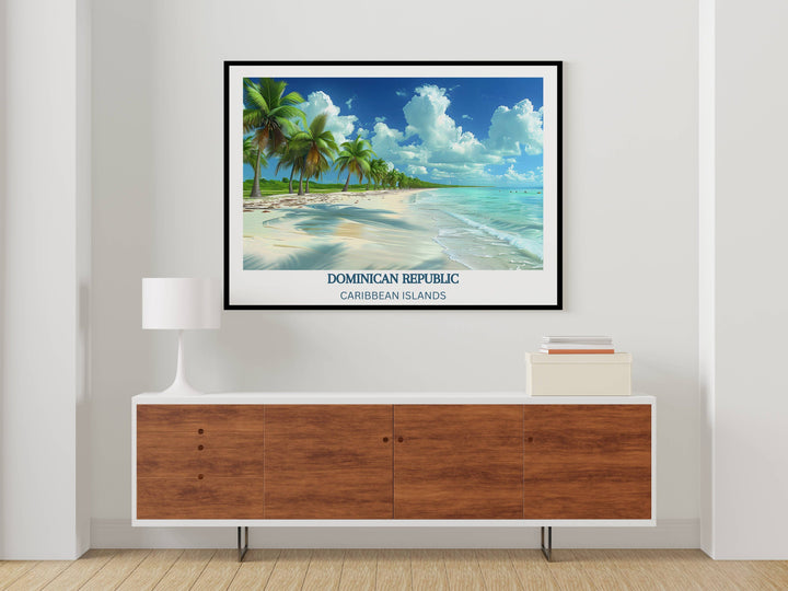 Our Glamorous Dominican Republic Poster would make a consistent impact on your living space by turning it into a cool and elegant place. Anyone who loves art or traveling would immediately become a big lover of this amazing piece of artwork.