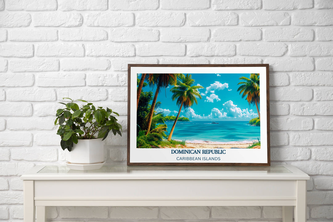 Our Glamorous Dominican Republic Poster would make a consistent impact on your living space by turning it into a cool and elegant place. Anyone who loves art or traveling would immediately become a big lover of this amazing piece of artwork.