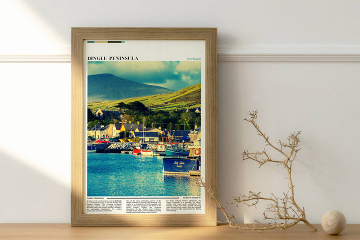 Inviting Dingle, Ireland wall art, evoking the serene ambiance of the Irish countryside. A delightful gift for new homeowners.