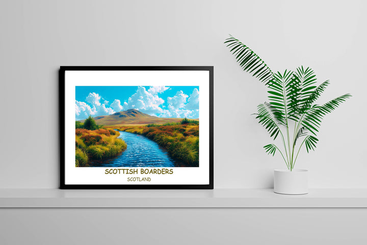 Embrace the beauty of Scotlands nature with mesmerizing prints, creating a cozy and inviting atmosphere in any room.