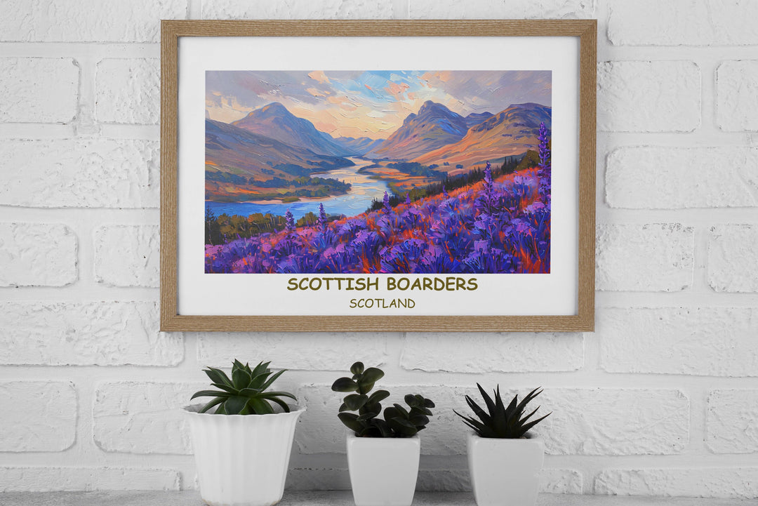 Capture the essence of Scottish tranquility with mesmerizing prints, ideal for creating a serene atmosphere in your home.