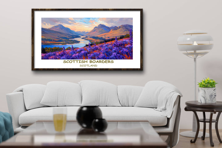 Embark on a visual odyssey through Scotlands breathtaking scenery with captivating prints, perfect for any decor.