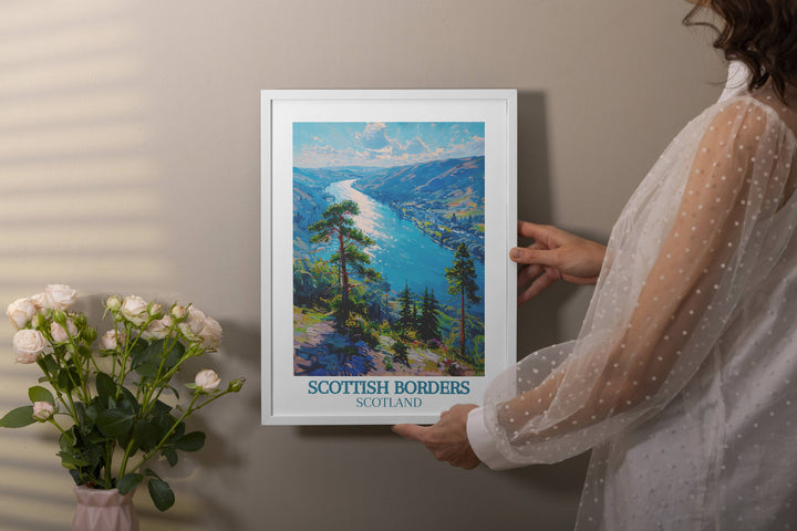 Indulge in the romance of Scotlands countryside with captivating prints, perfect for Scottish-inspired home decor.