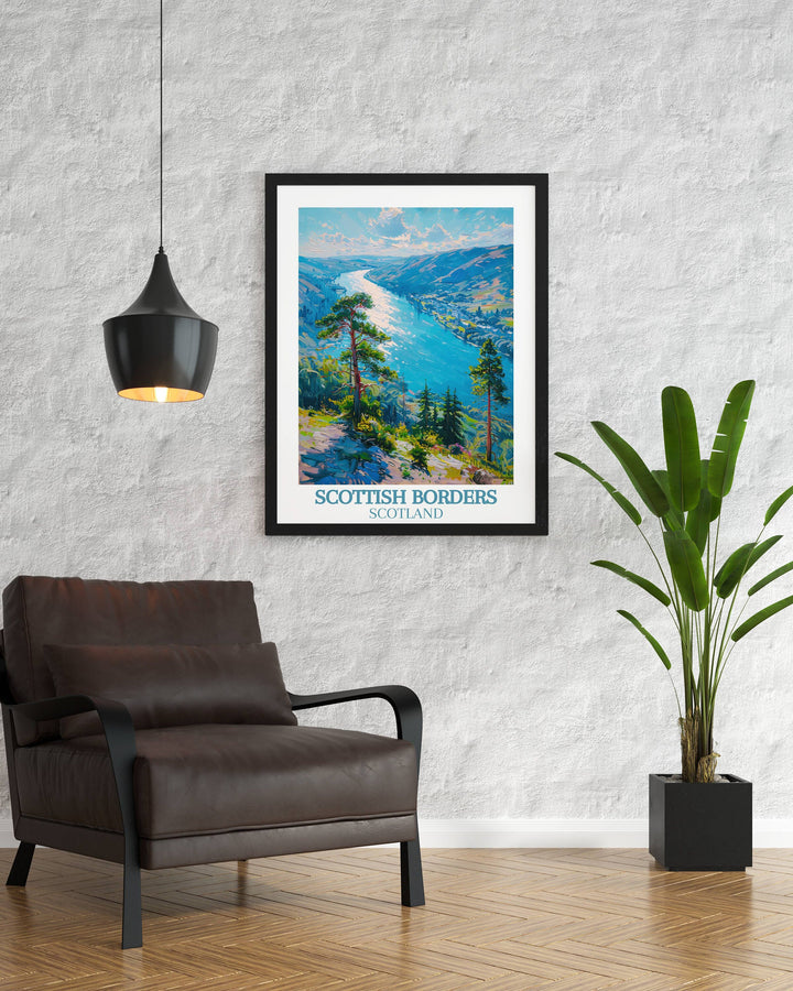 Infuse your home with the spirit of Scotland through enchanting prints, capturing the essence of its landscapes.
