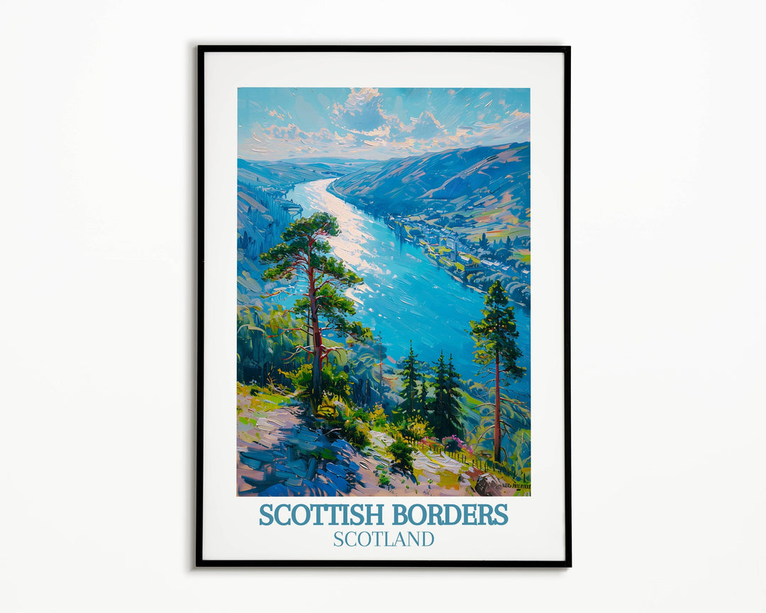 Immerse yourself in the splendor of Scotland&#39;s landscapes with captivating prints, perfect for Scottish-themed decor.