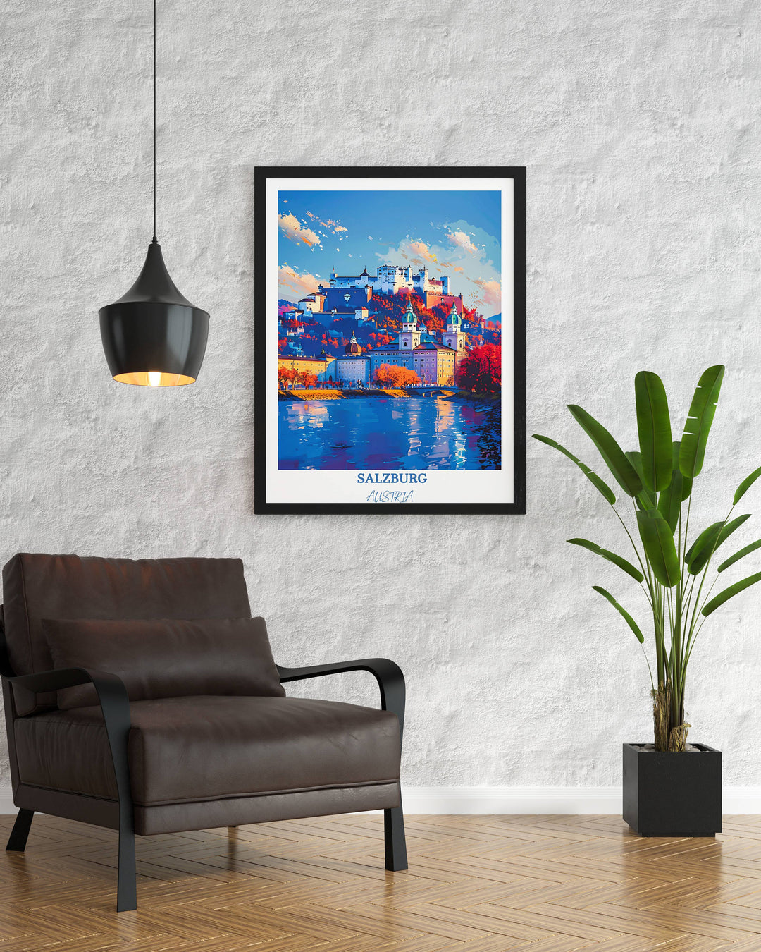 Add a touch of Salzburgs magic to your home decor with this enchanting art print of Hohensalzburg Castle. A thoughtful gift for any occasion.