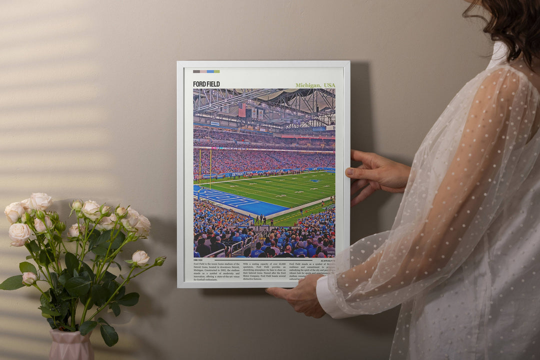 Discover the sleek sophistication of our NFL Stadium Posters and Modern Art prints, designed to elevate any space with a touch of gridiron glamour.