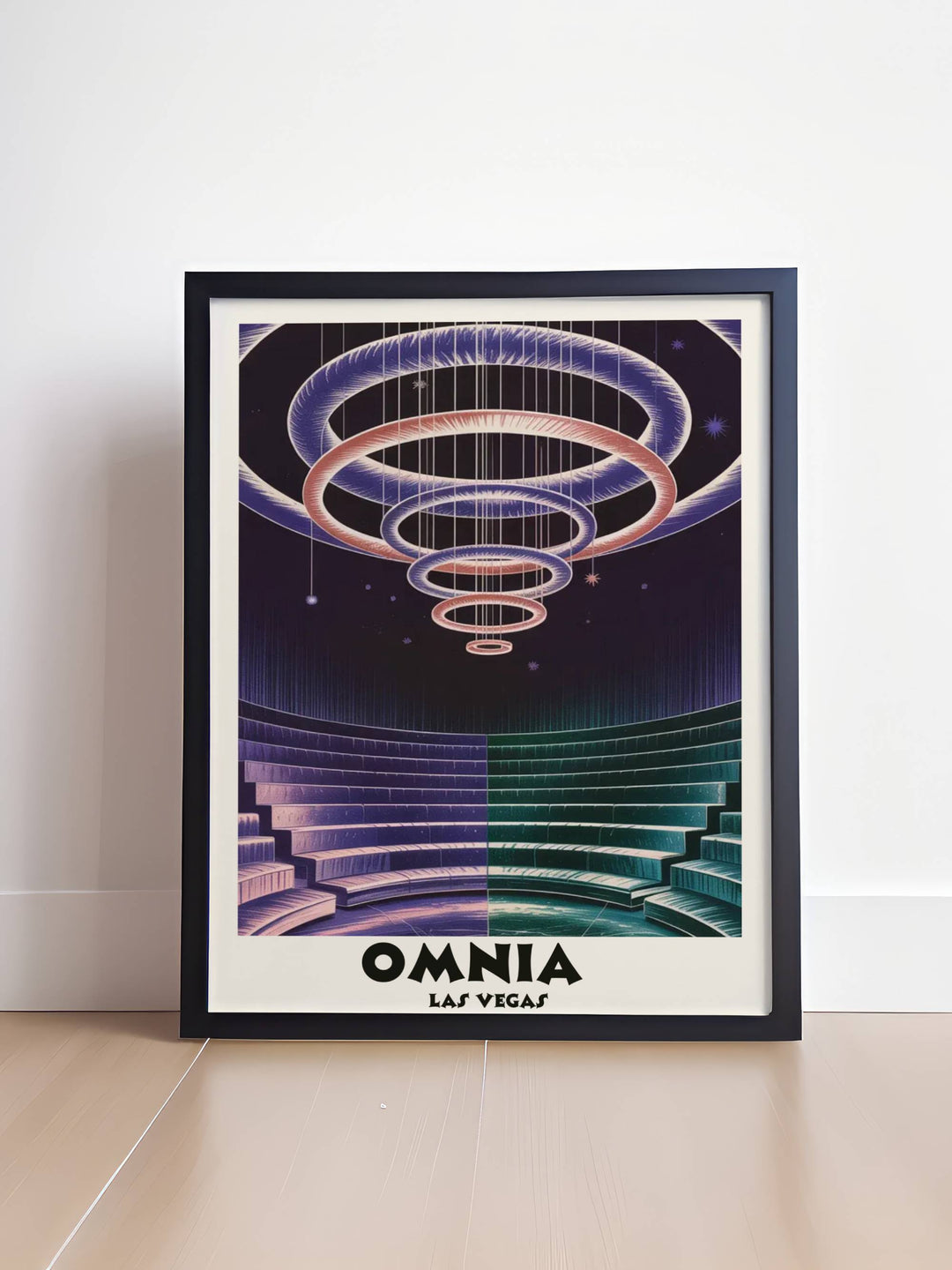 A masterpiece of nightlife emotion, this Omnia Las Vegas art print blends abstract geometry and ambient lighting for a premium look.