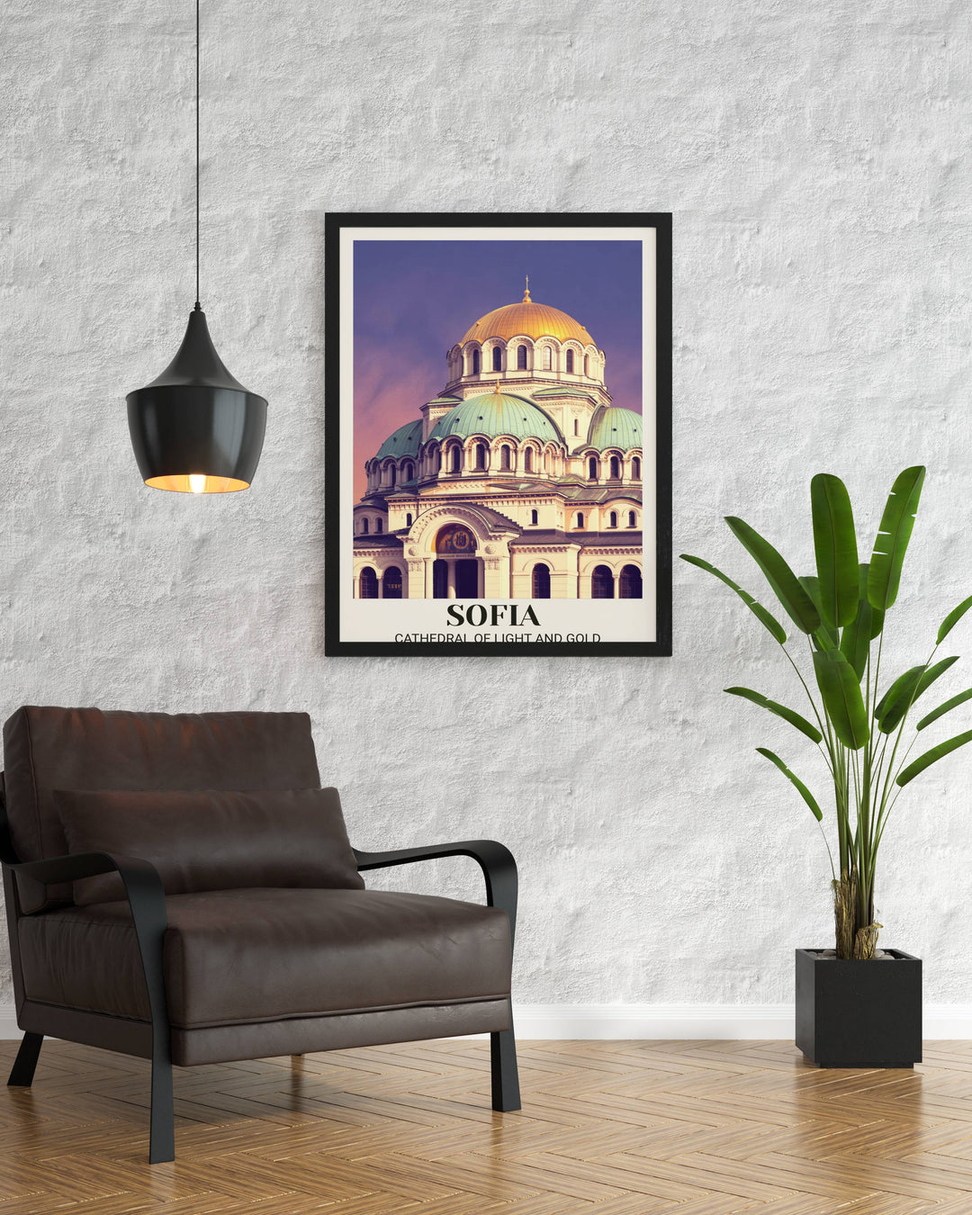 Vintage travel poster of Sofia&
