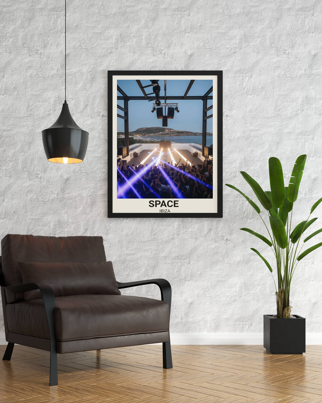 Shop Map Your Dreams for exclusive nightclub art like this Space Ibiza "The Terrace" edition, a perfect tribute to the historic Playa d&