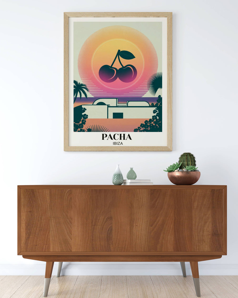 Capture Balearic magic with this Map Your Dreams exclusive: a Pacha Ibiza "The Icon" poster blending 70s nostalgia with sleek, luxury 2026 graphic design and a satin-matte finish.