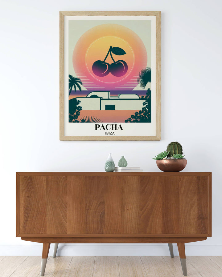 Capture Balearic magic with this Map Your Dreams exclusive: a Pacha Ibiza "The Icon" poster blending 70s nostalgia with sleek, luxury 2026 graphic design and a satin-matte finish.