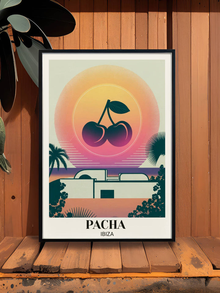 Upgrade your studio with this Pacha Ibiza dreamscape art. Map Your Dreams combines luxury decor with club culture through this satin-matte, retro-futurist masterpiece.